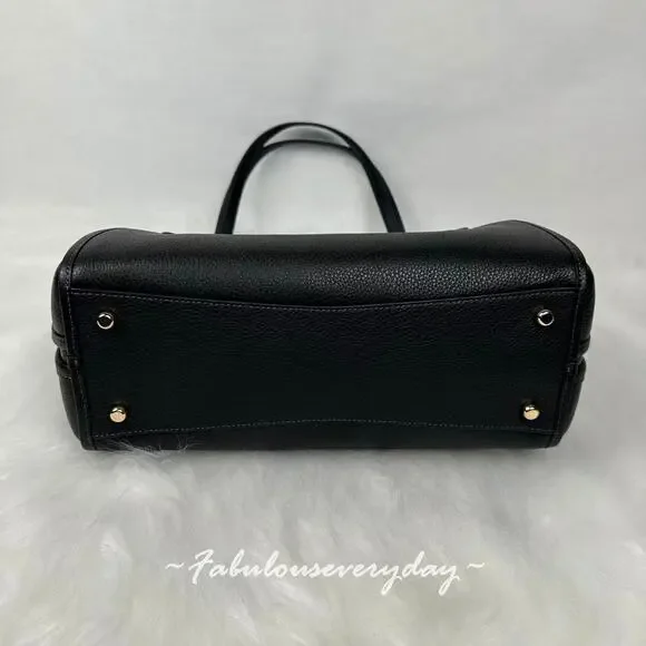 Coach Erin Shoulder Bag In Leather/Gold/Black CAQ86 NWT - Picture 9 of 11